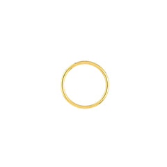 14K Gold 5-Diamond Station Thin Band