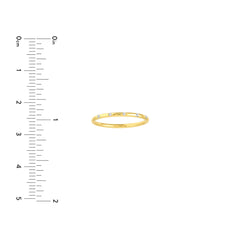 14K Gold 5-Diamond Station Thin Band