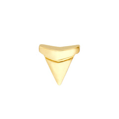 Sharks Tooth Micro Stud Earrings