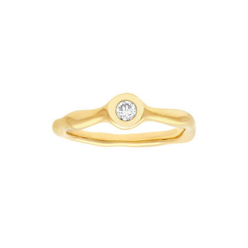 Diamond Organic Ring | 1/10 CTW Diamond