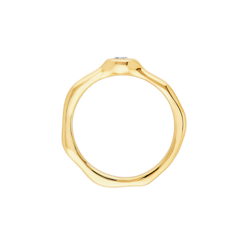 Diamond Organic Ring | 1/10 CTW Diamond