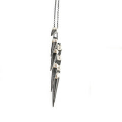 Sterling Silver Waterfall Necklace with Freshwater Pearls