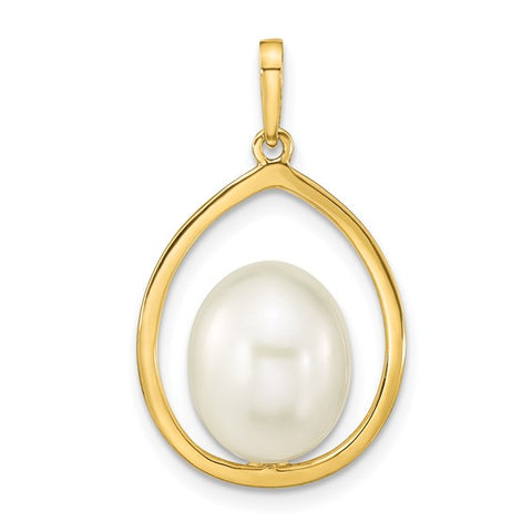 Twin Duo Adjustable Gold-Filled Chain Necklace With Freshwater Biwa Pearl and Baroque Pearl