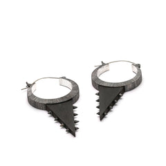 Agave Earrings | Sterling Silver & Arang Wood
