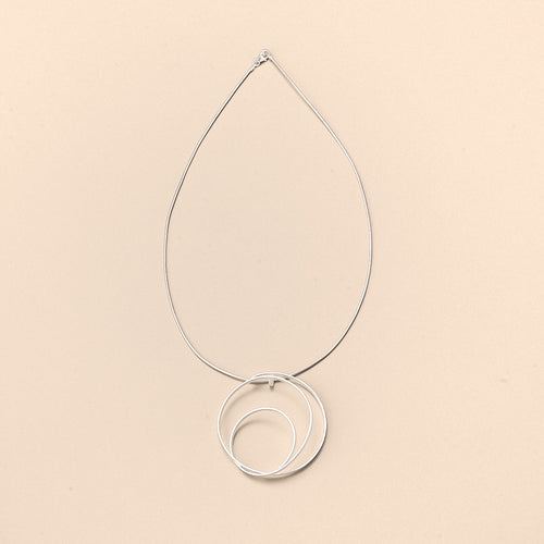 Double Circle Necklace