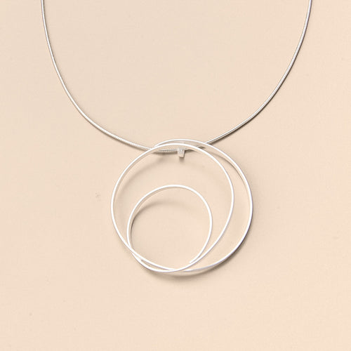 Double Circle Necklace