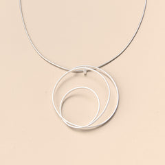 Double Circle Necklace