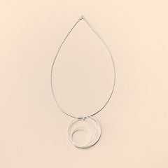 Double Circle Necklace