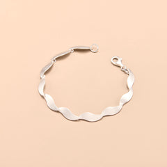 S-Shaped Silver Bracelet