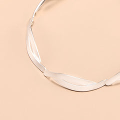 Curved Criss-Cross Bracelet