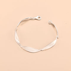 Curved Criss-Cross Bracelet