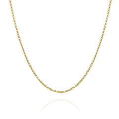 18k Gold Vermeil Sterling Silver Chain 1.1 MM