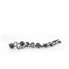 Clear Minds Necklace | Rock Crystal & Etched Sterling Silver