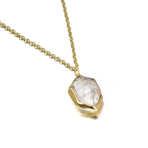 HERKIMER Pendant – Silver & 18K Gold Vermeil