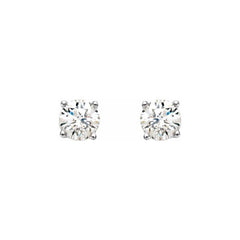 14K Gold 1/2 CTW Diamond Stud GH Color SI2-3 Clarity Threaded Post Earrings