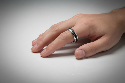 Double Textured Ring