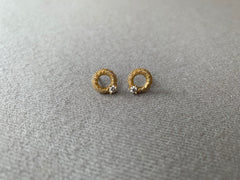 Springplay 18K Yellow Gold and Diamonds Earrings