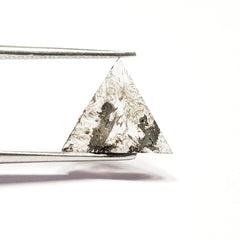 1.06 CT Natural Salt and Pepper Slice Triangle Diamond