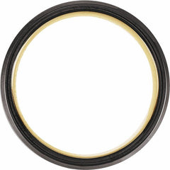 18K Yellow Gold PVD & Black PVD Tungsten 7mm Grooved Beveled Band