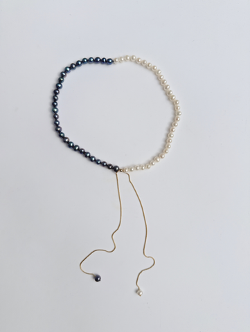 Comet Necklace with Peridot