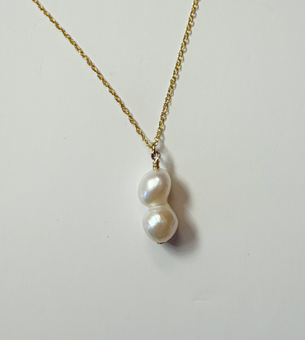 Comet Necklace with Peridot