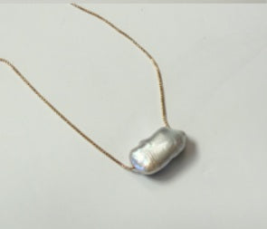 Comet Necklace with Peridot
