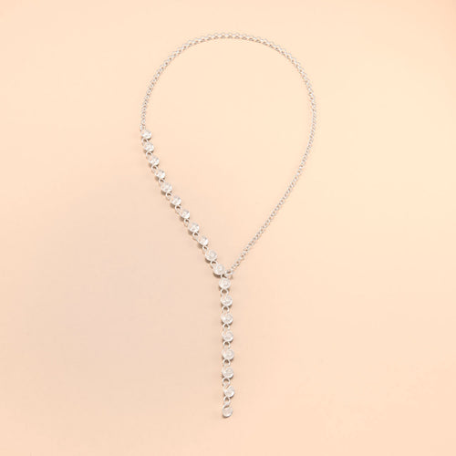 Nautilus Lariat Necklace Sterling Silver