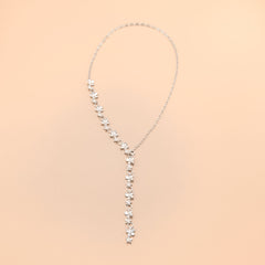 Forget Me Not Lariat Necklace