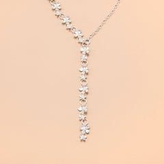 Forget Me Not Lariat Necklace