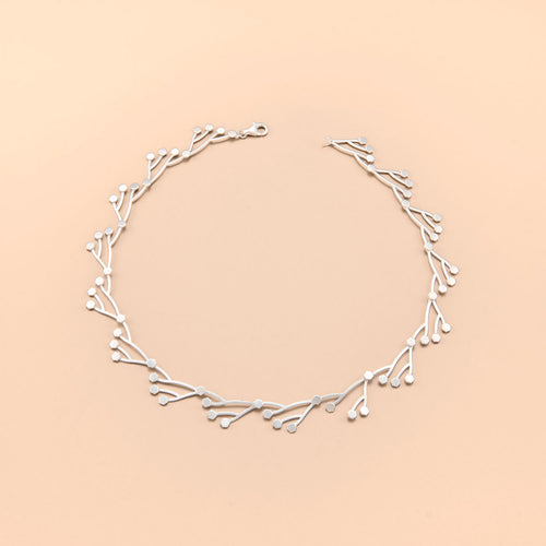 Silver Roots Necklace