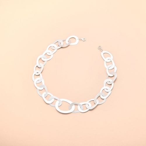 Bold Oval Chain Necklace