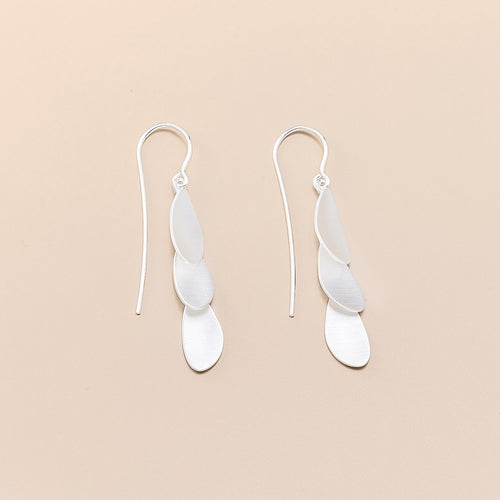 Triple Petal Dangle Earrings