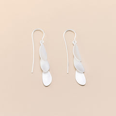 Triple Petal Dangle Earrings