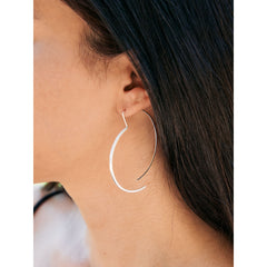 Silver Hoop Earrings