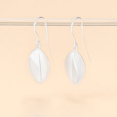"Split Leaf" Wire Earrings