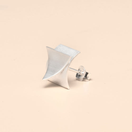 Geometric Triangle Stud Earrings