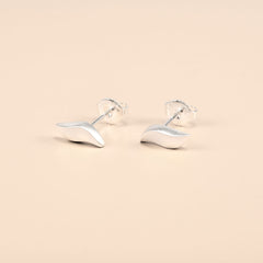 S-Shape Tiny Post Earrings