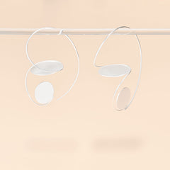 Abstract Flow Drop Earrings