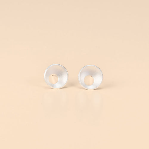Minimal Halo Stud Earrings