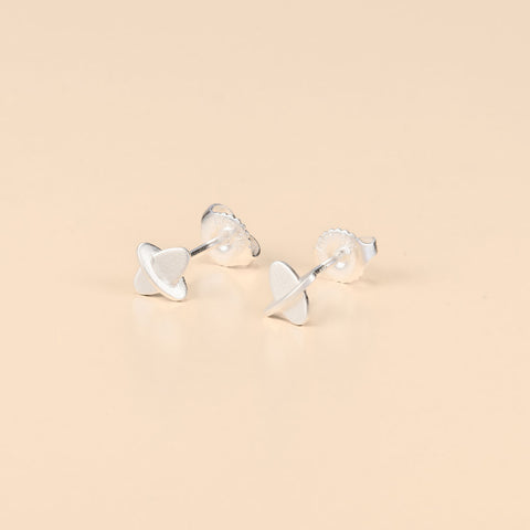 Ribbon And Bows Small Post Earrings