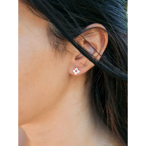 Geometric Triangle Studs