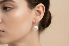 Sterling Silver Cut-Out Knot Earrings