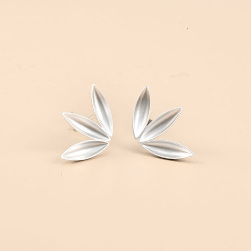 Three Pod Petal Post Earrings