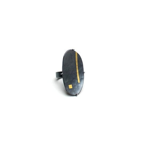 Murmur Oval Ring