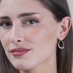 MIA Collection Oval Earrings – 18k Gold Vermeil