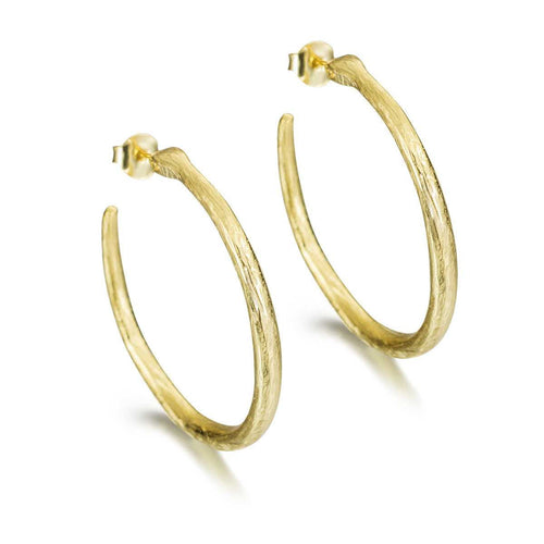 MIA Hoop Earrings in 18K Gold Vermeil