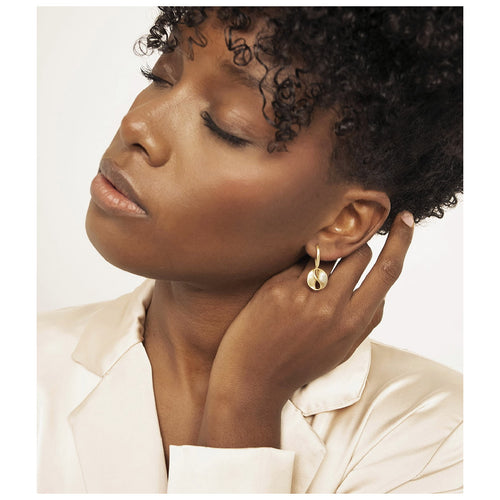 LOVE Earrings in Silver. 18k Gold Vermeil