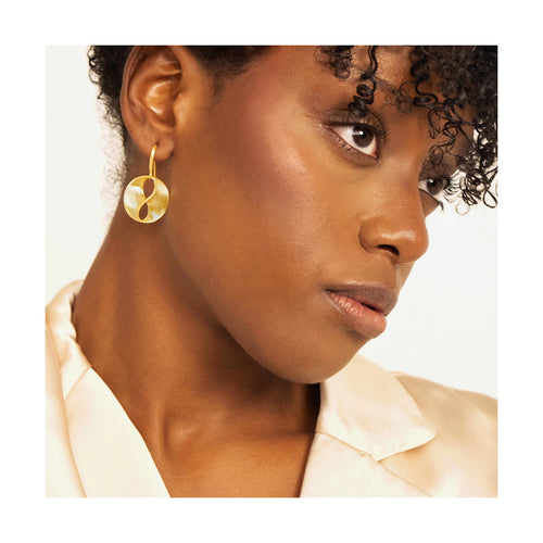 LOVE Earrings in 18K Gold Vermeil Large
