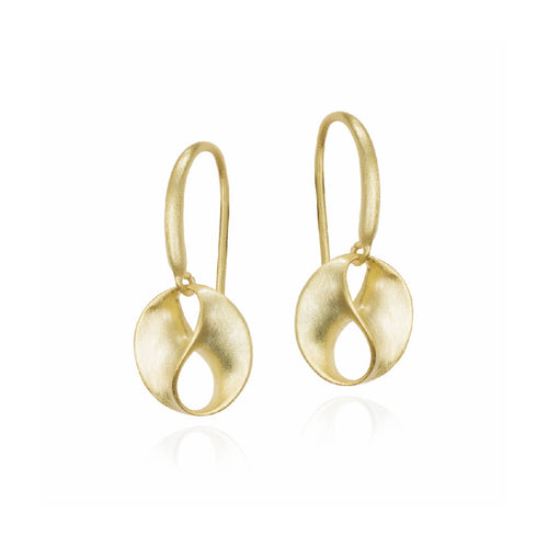 LOVE Earrings in Silver. 18k Gold Vermeil