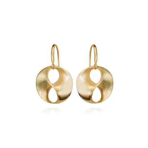 LOVE Earrings in 18K Gold Vermeil Large